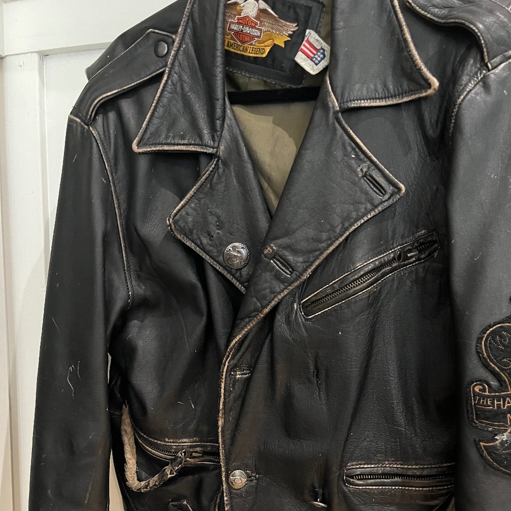 Vintage lether Harley Davidson Jacket